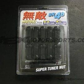 Muteki - SR48 Extended Lug Nuts 12x1.5mm - Black