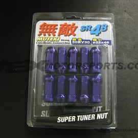 Muteki - SR48 Extended Lug Nuts 12x1.5mm - Purple