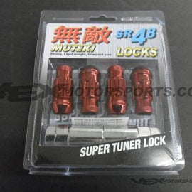 Muteki - SR48 Lock Set 12x1.5mm - Red 32902R