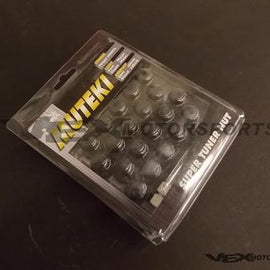 Muteki - Close Ended Lug Nuts w/ Key - 12x1.5mm - Black 41886B