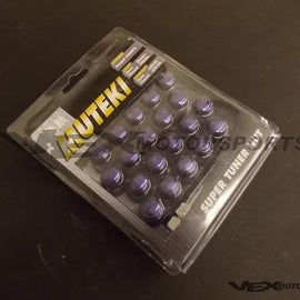 Muteki - Closed Ended Lug Nuts w/ Key - 12x1.25mm - Purple