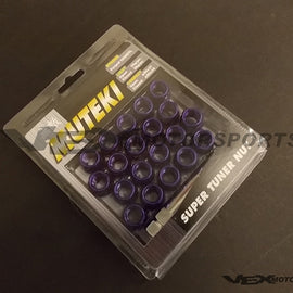 Muteki - Open Ended Lug Nuts w/ Key - 12x1.25mm - Purple