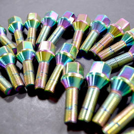NNR STEEL 28MM LUG BOLTS WITH CONE SEAT 12X1.5 NEO CHROME