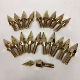 NNR STEEL 28MM SPIKE LUG BOLTS WITH CONE SEAT 14x1.5 GOLD