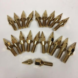NNR STEEL 28MM SPIKE LUG BOLTS WITH CONE SEAT 12X1.5 GOLD