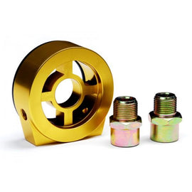 BLOX Racing Oil Filter Block Adapters Gold