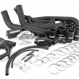 PERRIN BOOST TUBES CHARGE PIPE KIT HOSE FOR SUBARU WRX 2008-2014 BLACK PSP-ITR-436-2BK/BK