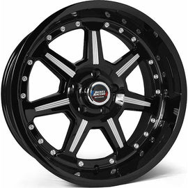 Rebel Offroad Phantom 20x9.0 8x165.1 0 130.8 Black Machined Wheel/Rim 102-0908200-BM