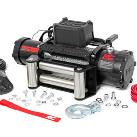 Rough Country 12,000-Lb PRO Series Electric Winch w/ Steel Cable