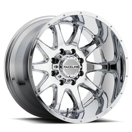 RACELINE SHIFT CHROME 16X8 BLANK 0mm(170mm PAD) Wheel/Rim