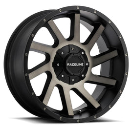 Raceline 932DM TWIST 20x9 5x127,5x139.7 BLACK MACHINED W/ DARK TINT (0mm) 932DM-29093-00