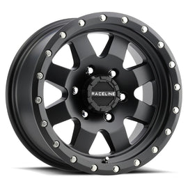 Raceline 935B DEFENDER BLACK 15x10 6x139.7 SATIN BLACK  (-50mm) Wheel/Rim