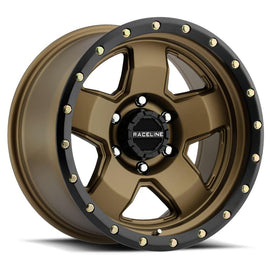 Raceline 937BZ COMBAT 17x9 6x135 BRONZE  (-00mm) Wheel/Rim