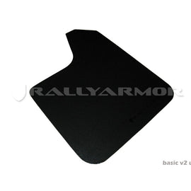 Rally Armor Mud Flaps Basic Black/Black Logo for Universal fitment (no mounting MF12-BAS-BLK