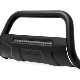 Rough Country for Nissan Bull Bar w/LED Light Bar | Black (17-18 Titan)