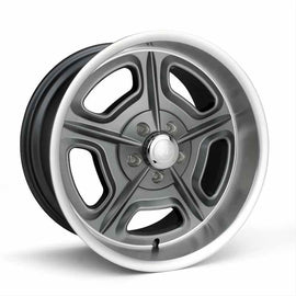 RACE STAR 32 MIRAGE 18X7 5X4.75 +12.7 CB3.07 METALIC GRAY W/MACH LIP 1 RIM