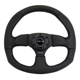 NRG RACE STYLE - Leather Steering Wheel w/ BLACK stitch RST-009R