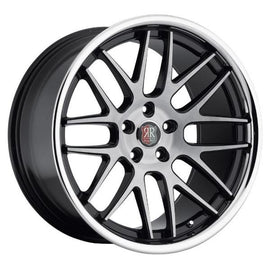 MRR RW6 19x9.5 5x120 +33 BLACK/MACHINED LIP 1 WHEEL/RIM