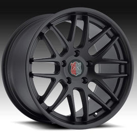 MRR RW6 20X8.5 5x120 +20 BLACK/BLACK 1 WHEEL/RIM