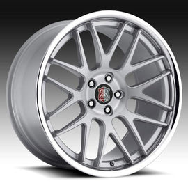 MRR RW6 20X8.5 5x120 +20 SILVER/MACHINED LIP 1 WHEEL/RIM