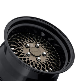 KLUTCH SL1 15X8.5 ET17 4X100 BRONZE GLOSS BLACK LIP 1 RIM/WHEEL