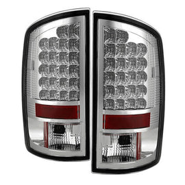 SPYDER LED TAIL LIGHTS CHROME FOR DODGE RAM 07-08 1500 /RAM 07-09 2500/3500 5002624