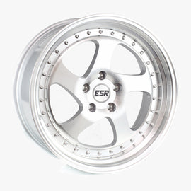 ESR SR02 18X8.5 5X114.3 +30 MACHINED FACE FACE MACHINED LIP Wheel/Rim 88551430 SR02MF-ML