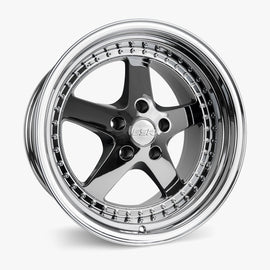 ESR SR04 19X10.5 5X110 (CUSTOM DRILL) +22 VACUUM BLACK CHROME FACE VACUUM BLACK 90551422 SR04BLCHR 5X110