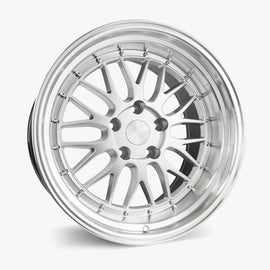 ESR SR05 17X8.5 5X105 (CUSTOM DRILL) +30 HYPER SILVER FACE MACHINED LIP 78550030 SR05HS-ML 5X105