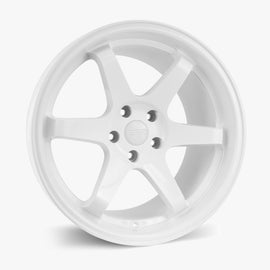 ESR SR07 18X9.5 5X105 (CUSTOM DRILL) +22 GLOSS WHITE FACE GLOSS WHITE LIP 89550022 SR07WHT 5X105