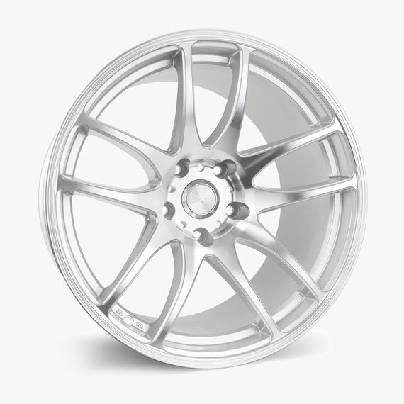 ESR SR08 18X8.5 5X120 +30 HYPER SILVER FACE MACHINED LIP Wheel/Rim 88552030 SR08MF