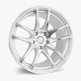 ESR SR08 17X8.5 5X108 (CUSTOM DRILL) +30 HYPER SILVER FACE MACHINED LIP 78551430 SR08MF 5X108