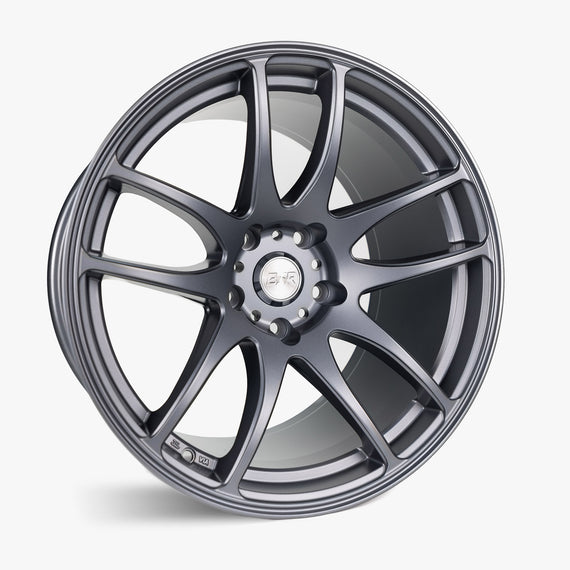 ESR SR08 18X9.5 5X114.3 +15 SATIN TITANIUM FACE SATIN TITANIUM LIP Wheel/Rim 89551415 SR08ST