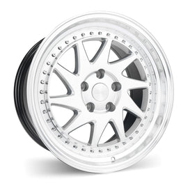 ESR SR09 18X9.5 5X114.3 +22 HYPER SILVER FACE MACHINED LIP Wheel/Rim 89551422 SR09HS-ML