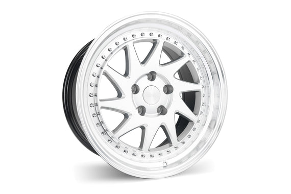 ESR SR09 18X9.5 5X114.3 +22 HYPER SILVER FACE MACHINED LIP Wheel/Rim 89551422 SR09HS-ML