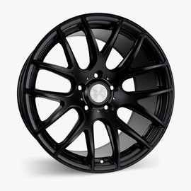 ESR SR12 18X10.5 5X114.3 +22 MATTE BLACK FACE MATTE BLACK LIP Wheel/Rim 80551422 SR12MBLK