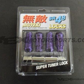 Muteki - SR48 Lock Set 12x1.5mm - Purple 32902L