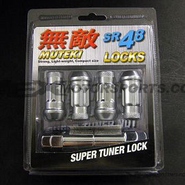 Muteki - SR48 Lock Set 12x1.5mm - Silver 32902S