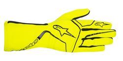 ALPINESTARS YTH TECH 1-K RACE GLOVES BLACK/YELLOW FLUORESCENT SZ S