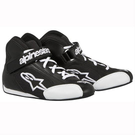 ALPINESTARS TECH 1-KS SHOE BLACK WHITE SZ 12.5