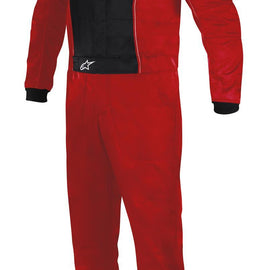 ALPINESTARS KNOXVILLE SUIT RED/BLK SZ 64 SFI 3.2A LVL 5/FIA 2-LAYER BOOT-CUT