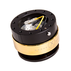 NRG Quick Release 2.0 - Black Body/Chrome Gold Ring