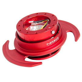 NRG Quick Release 3.0 Kit - Red Metal Body/Red Ring w/ Handles SRK-650RD