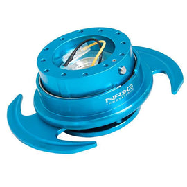 NRG Quick Release 3.0 Kit - New Blue Body/New Blue Ring w/Handles SRK-650NB