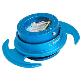 NRG Quick Release 3.0 Kit - Blue Body/Blue Ring w/Handles SRK-650BL