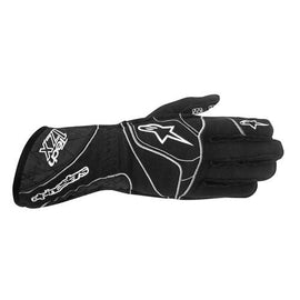 ALPINESTARS TECH 1 ZX GLOVE BLACK SILVER WHITE SZ M