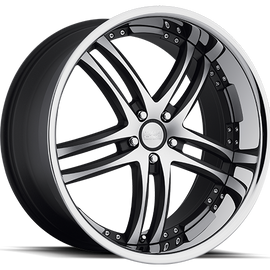 CONCEPT ONE RS-55 20X8.5 +38 5X114.3 MATTE BLACK/MACHINED 1 WHEEL