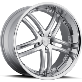 CONCEPT ONE RS-55 20X10 +25-40 5X120 SILVER MACHINED 1 WHEEL