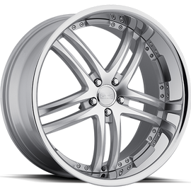 CONCEPT ONE RS-55 20X8.5 +30 5X114.3 SILVER MACHINED 1 WHEEL