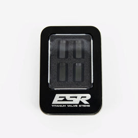 ESR BLACK TITANIUM VALVE STEM CAPS VALVE-TNM-BLK